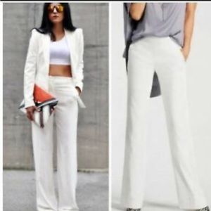 Cabi White Linen Pants - Size 8